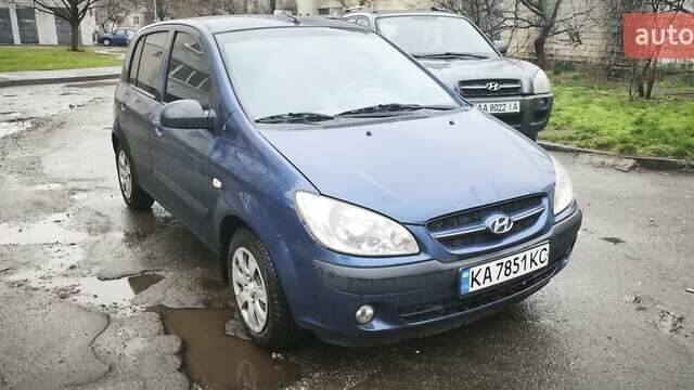 Синий Хендай Гетц, объемом двигателя 1.4 л и пробегом 212 тыс. км за 3799 $, фото 8 на Automoto.ua