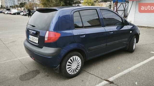 Синий Хендай Гетц, объемом двигателя 1.6 л и пробегом 208 тыс. км за 4350 $, фото 3 на Automoto.ua