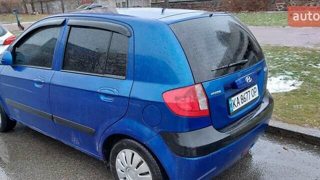Синий Хендай Гетц, объемом двигателя 1.4 л и пробегом 214 тыс. км за 3615 $, фото 2 на Automoto.ua