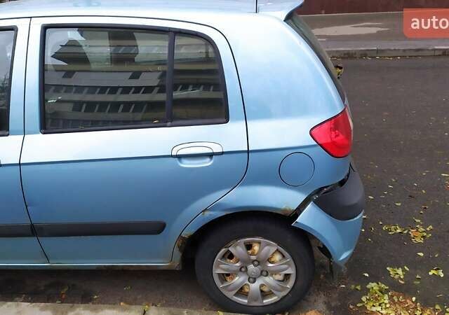 Синий Хендай Гетц, объемом двигателя 1.6 л и пробегом 215 тыс. км за 2599 $, фото 3 на Automoto.ua