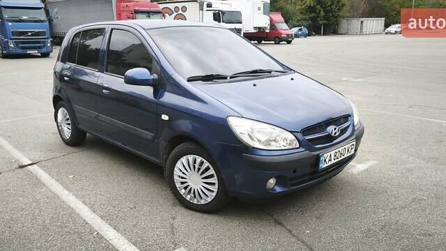 Синий Хендай Гетц, объемом двигателя 1.6 л и пробегом 208 тыс. км за 4350 $, фото 10 на Automoto.ua