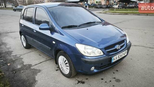 Синий Хендай Гетц, объемом двигателя 1.6 л и пробегом 210 тыс. км за 4299 $, фото 3 на Automoto.ua