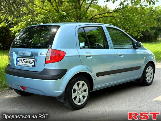 Синий Хендай Гетц, объемом двигателя 1.4 л и пробегом 275 тыс. км за 3900 $, фото 1 на Automoto.ua