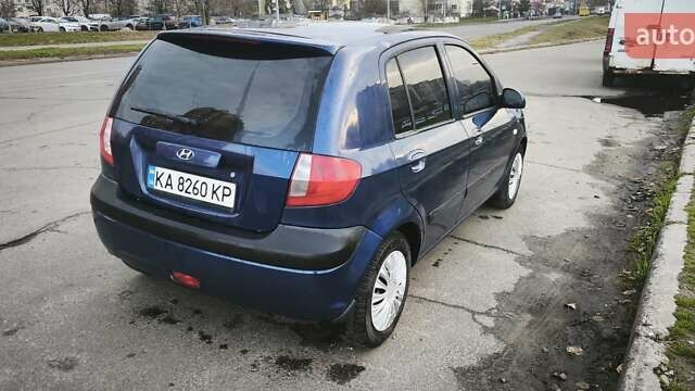 Синий Хендай Гетц, объемом двигателя 1.6 л и пробегом 210 тыс. км за 4299 $, фото 8 на Automoto.ua