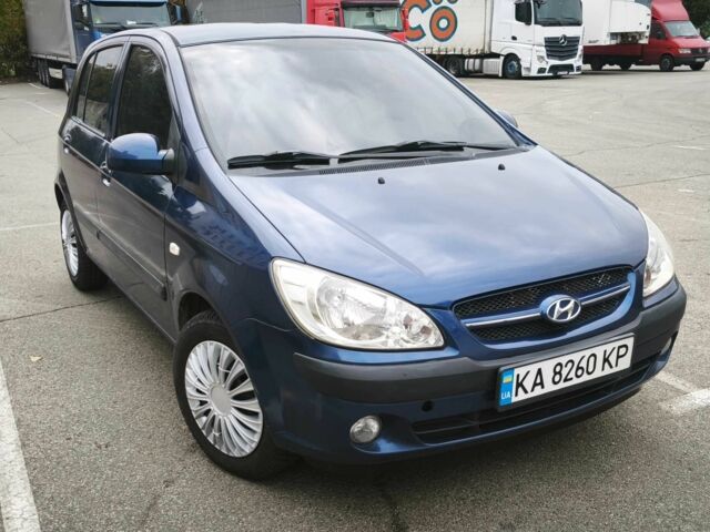 Синий Хендай Гетц, объемом двигателя 1.6 л и пробегом 208 тыс. км за 4499 $, фото 3 на Automoto.ua