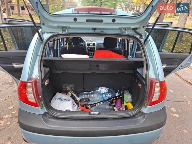 Синий Хендай Гетц, объемом двигателя 1.4 л и пробегом 186 тыс. км за 6400 $, фото 9 на Automoto.ua