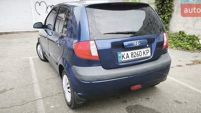 Синий Хендай Гетц, объемом двигателя 1.6 л и пробегом 208 тыс. км за 4350 $, фото 7 на Automoto.ua
