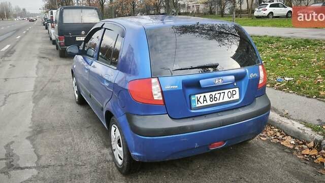 Синій Хендай Гетц, об'ємом двигуна 1.4 л та пробігом 215 тис. км за 3350 $, фото 6 на Automoto.ua