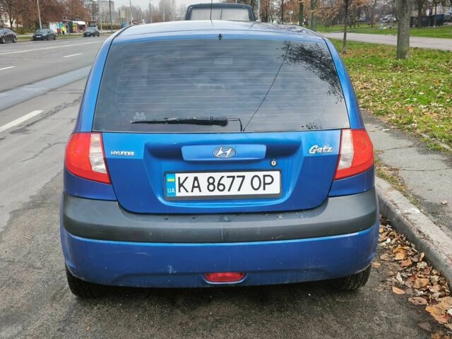 Синий Хендай Гетц, объемом двигателя 1.4 л и пробегом 215 тыс. км за 3499 $, фото 3 на Automoto.ua