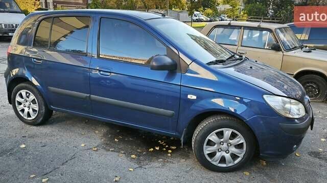 Синий Хендай Гетц, объемом двигателя 1.4 л и пробегом 211 тыс. км за 3750 $, фото 1 на Automoto.ua