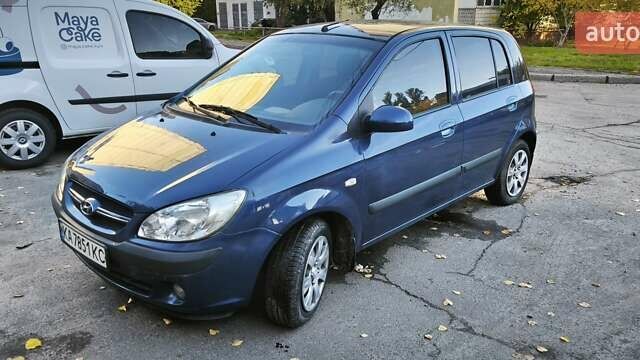 Синий Хендай Гетц, объемом двигателя 1.4 л и пробегом 211 тыс. км за 3750 $, фото 5 на Automoto.ua