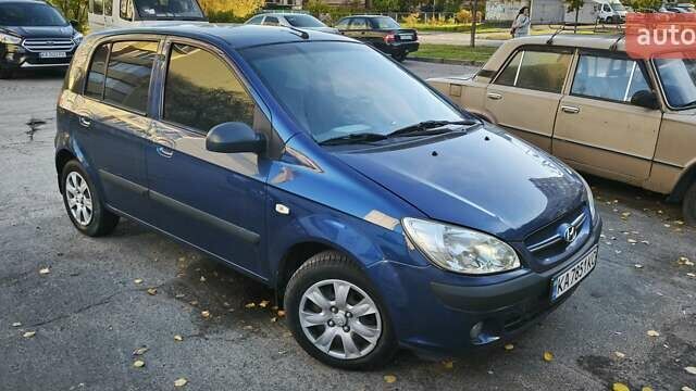 Синий Хендай Гетц, объемом двигателя 1.4 л и пробегом 211 тыс. км за 3750 $, фото 6 на Automoto.ua