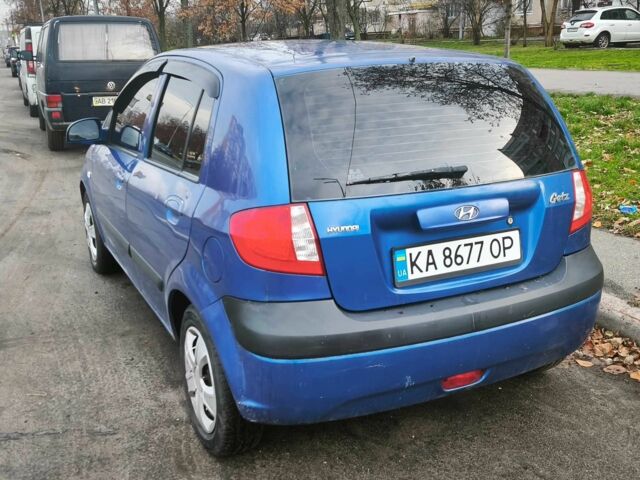Синий Хендай Гетц, объемом двигателя 1.4 л и пробегом 215 тыс. км за 3499 $, фото 2 на Automoto.ua