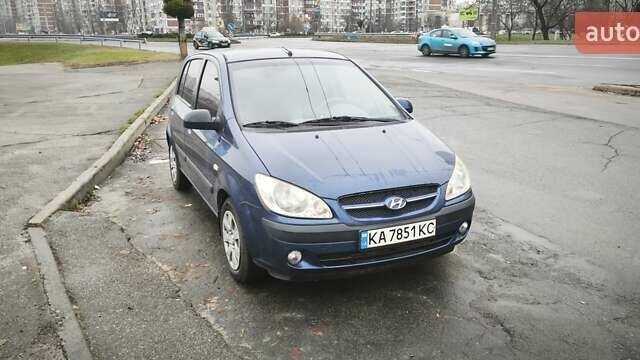 Синій Хендай Гетц, об'ємом двигуна 1.4 л та пробігом 211 тис. км за 3850 $, фото 1 на Automoto.ua