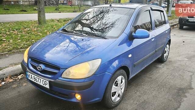 Синій Хендай Гетц, об'ємом двигуна 1.4 л та пробігом 215 тис. км за 3350 $, фото 1 на Automoto.ua