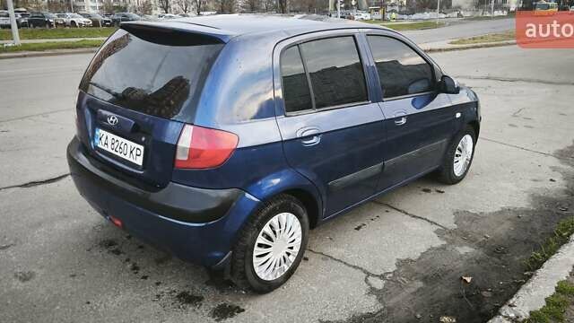 Синий Хендай Гетц, объемом двигателя 1.6 л и пробегом 210 тыс. км за 4299 $, фото 6 на Automoto.ua