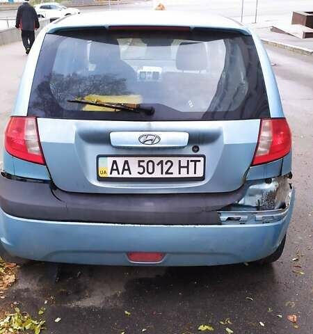 Синий Хендай Гетц, объемом двигателя 1.6 л и пробегом 215 тыс. км за 2599 $, фото 4 на Automoto.ua