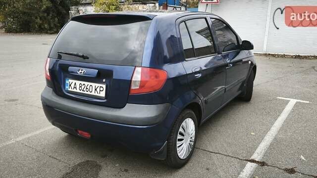 Синий Хендай Гетц, объемом двигателя 1.6 л и пробегом 208 тыс. км за 4350 $, фото 5 на Automoto.ua