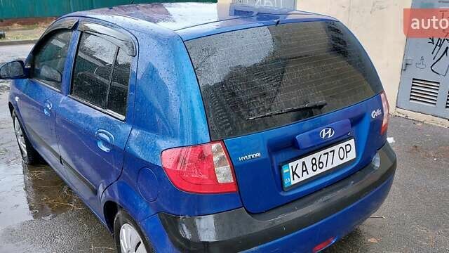 Синий Хендай Гетц, объемом двигателя 1.4 л и пробегом 214 тыс. км за 3615 $, фото 4 на Automoto.ua