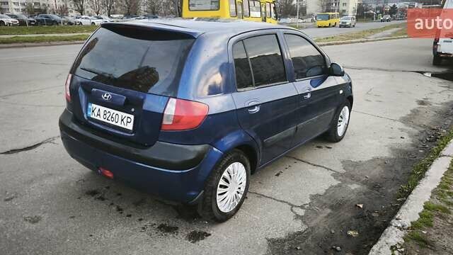 Синий Хендай Гетц, объемом двигателя 1.6 л и пробегом 210 тыс. км за 4299 $, фото 7 на Automoto.ua