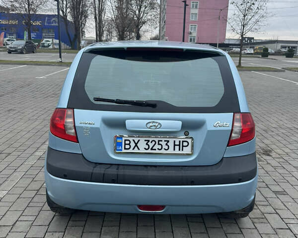 Синий Хендай Гетц, объемом двигателя 1.4 л и пробегом 112 тыс. км за 6500 $, фото 4 на Automoto.ua