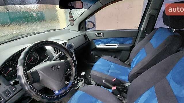 Синий Хендай Гетц, объемом двигателя 1.4 л и пробегом 214 тыс. км за 3615 $, фото 8 на Automoto.ua