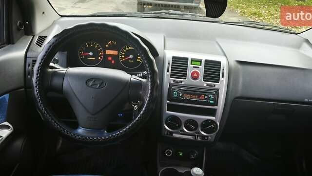 Синий Хендай Гетц, объемом двигателя 1.4 л и пробегом 215 тыс. км за 3299 $, фото 10 на Automoto.ua