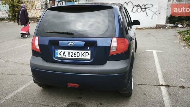 Синий Хендай Гетц, объемом двигателя 1.6 л и пробегом 208 тыс. км за 4350 $, фото 6 на Automoto.ua