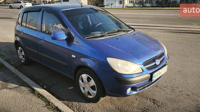 Синий Хендай Гетц, объемом двигателя 1.4 л и пробегом 215 тыс. км за 3299 $, фото 2 на Automoto.ua