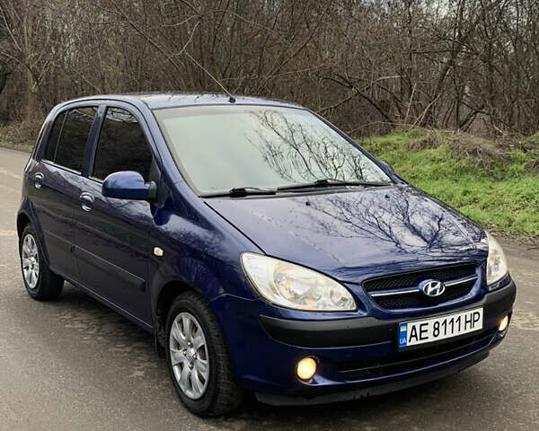 Синий Хендай Гетц, объемом двигателя 1.4 л и пробегом 188 тыс. км за 5350 $, фото 1 на Automoto.ua