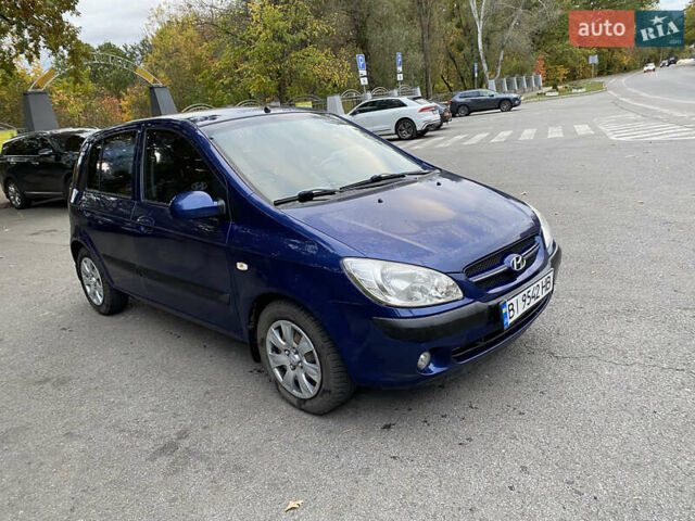 Синий Хендай Гетц, объемом двигателя 1.4 л и пробегом 126 тыс. км за 5800 $, фото 4 на Automoto.ua