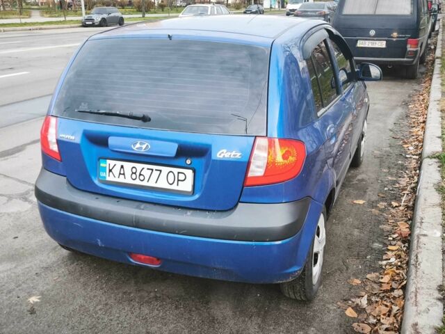 Синий Хендай Гетц, объемом двигателя 1.4 л и пробегом 215 тыс. км за 3499 $, фото 4 на Automoto.ua
