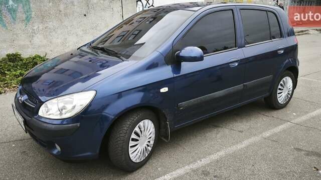 Синий Хендай Гетц, объемом двигателя 1.6 л и пробегом 208 тыс. км за 4350 $, фото 4 на Automoto.ua