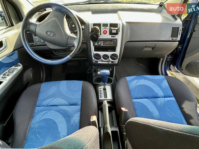 Синий Хендай Гетц, объемом двигателя 1.4 л и пробегом 100 тыс. км за 5800 $, фото 2 на Automoto.ua
