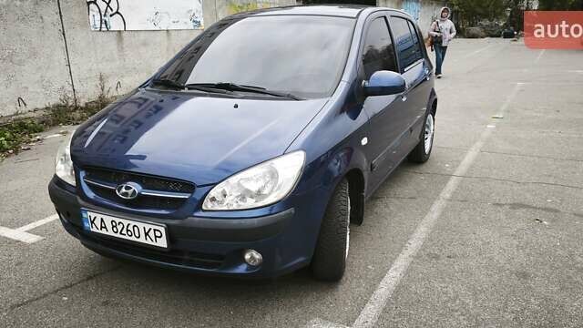 Синий Хендай Гетц, объемом двигателя 1.6 л и пробегом 208 тыс. км за 4350 $, фото 2 на Automoto.ua