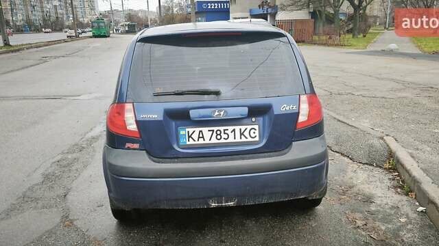 Синій Хендай Гетц, об'ємом двигуна 1.4 л та пробігом 211 тис. км за 3850 $, фото 7 на Automoto.ua