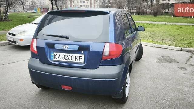 Синий Хендай Гетц, объемом двигателя 1.6 л и пробегом 210 тыс. км за 3999 $, фото 8 на Automoto.ua