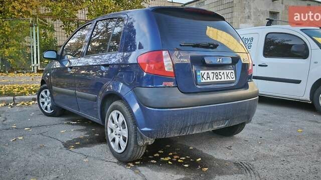 Синий Хендай Гетц, объемом двигателя 1.4 л и пробегом 211 тыс. км за 3750 $, фото 8 на Automoto.ua