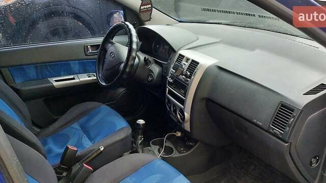 Синий Хендай Гетц, объемом двигателя 1.4 л и пробегом 214 тыс. км за 3561 $, фото 7 на Automoto.ua