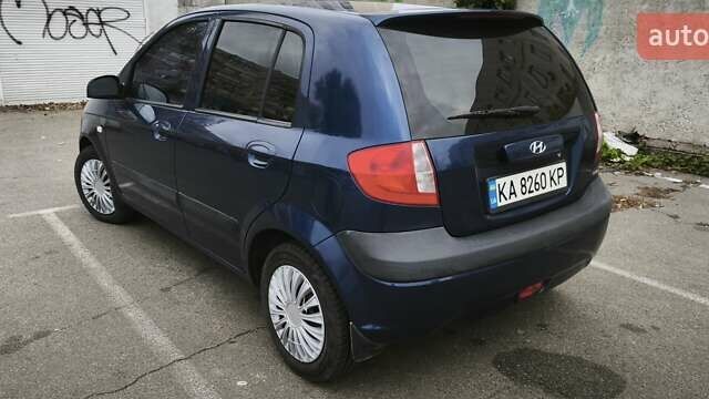 Синий Хендай Гетц, объемом двигателя 1.6 л и пробегом 208 тыс. км за 4350 $, фото 8 на Automoto.ua