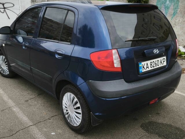 Синий Хендай Гетц, объемом двигателя 1.6 л и пробегом 208 тыс. км за 4499 $, фото 7 на Automoto.ua