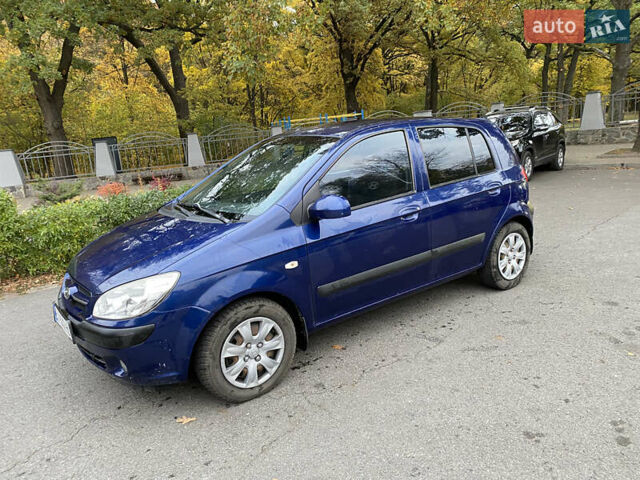 Синий Хендай Гетц, объемом двигателя 1.4 л и пробегом 126 тыс. км за 5800 $, фото 3 на Automoto.ua