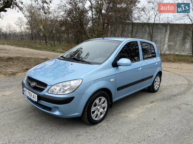 Синий Хендай Гетц, объемом двигателя 1.4 л и пробегом 77 тыс. км за 6799 $, фото 1 на Automoto.ua