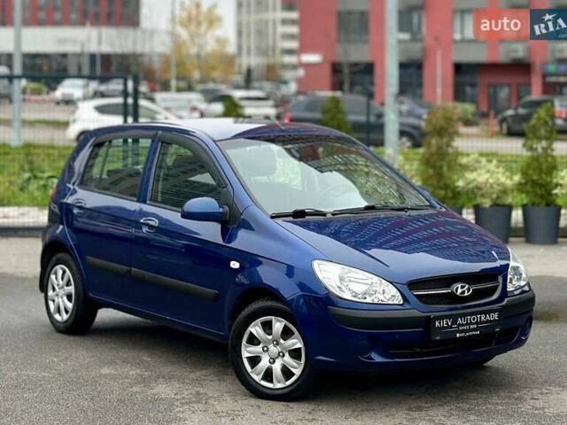 Синий Хендай Гетц, объемом двигателя 1.4 л и пробегом 150 тыс. км за 6500 $, фото 1 на Automoto.ua