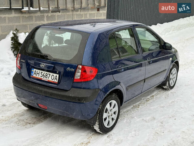 Синий Хендай Гетц, объемом двигателя 1.4 л и пробегом 118 тыс. км за 6700 $, фото 20 на Automoto.ua