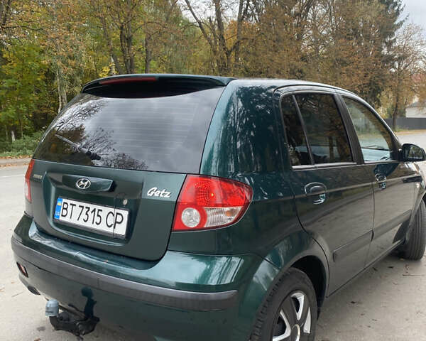 Зеленый Хендай Гетц, объемом двигателя 1.34 л и пробегом 212 тыс. км за 2950 $, фото 5 на Automoto.ua