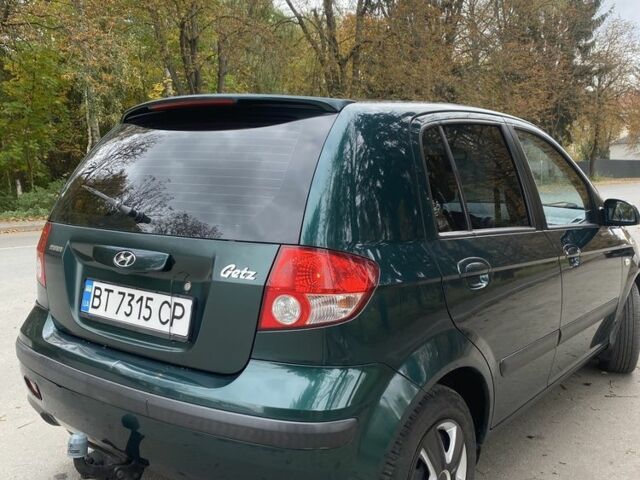 Зеленый Хендай Гетц, объемом двигателя 1.3 л и пробегом 212 тыс. км за 2950 $, фото 3 на Automoto.ua