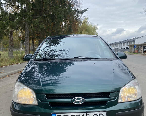 Зеленый Хендай Гетц, объемом двигателя 1.34 л и пробегом 212 тыс. км за 2950 $, фото 1 на Automoto.ua