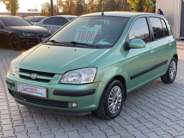 Зеленый Хендай Гетц, объемом двигателя 1.3 л и пробегом 170 тыс. км за 4600 $, фото 2 на Automoto.ua