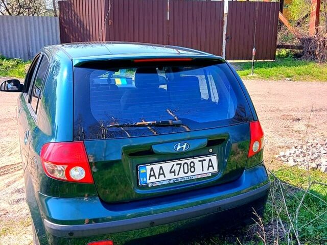 Зеленый Хендай Гетц, объемом двигателя 1.3 л и пробегом 220 тыс. км за 3600 $, фото 4 на Automoto.ua